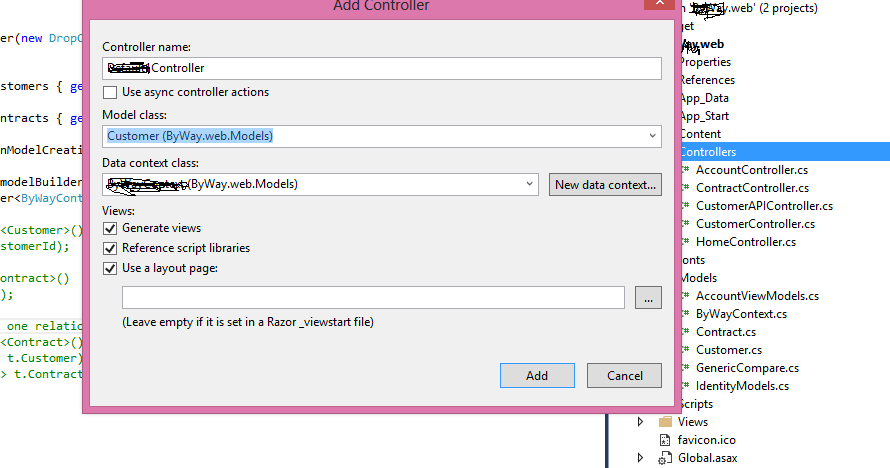 asp net mvc project examples